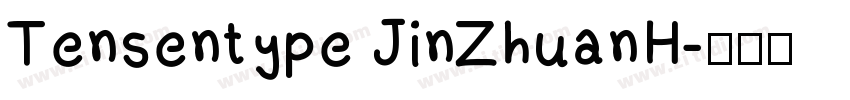 Tensentype JinZhuanH字体转换